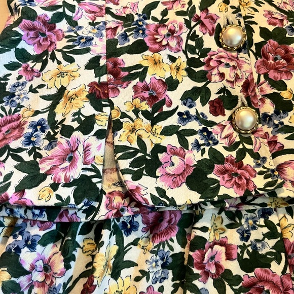 Stuart Alan Floral 2 Piece Fashion Skirt & Top Set - Picture 7 of 12